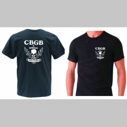 CBGB club legend čierne pánske tričko s obojstranným logom 100%bavlna